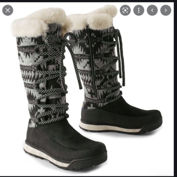 Pendleton Shoes - Pendleton 8 Rockchuck range tall winter boots zip up snow boot